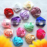 Wholesale Mini Satin Ribbon Handmade Flowers Hair Accessories,hair Flower thumbnail-2