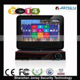 Hybrid DVR 10 INCH TFT Monitor Security 6ch Hvr Support 1pcs SATA HDD(Max 3TB)