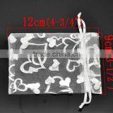 13*18cm In Stock Mixed Color Butterfly Organza Drawstring Pouches Jewelry Party Wedding Gift Bags thumbnail-5