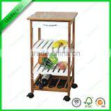 Nature Wooden Kitchen Trolley New Design /FSC thumbnail-2