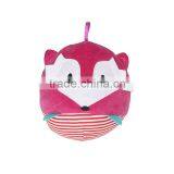 Baby Plush Confort Toy Kaifulan New Style Bell Inside Pink Fox thumbnail-1