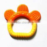 100% Food Grade Soft Health Rattle Silicone Baby Teether Toys for Biting