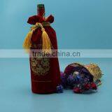 Claret Velvet Wine Pouches Made in China thumbnail-3