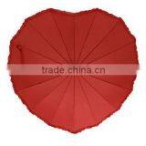 Frilled Heart Shaped Umbrella thumbnail-4
