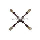 Rusted Barn Wall Sconce Urban Lodge Wall Mount Pipe Deco Wall Lantern thumbnail-3