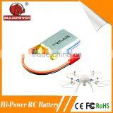 650mah 3.7v Li-ion Lithium Polymer Car Batteries Battery Small Size thumbnail-1