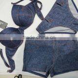 Three Piece Jeans Bikini
