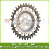 C45 Steel 34 Teeth S706 3538854 Roller Timing Gear/Sprocket/Kettenrad/Pinon/Pignon/Roda Dentada Wheel With 12.7mm Pitch 34 Teeth thumbnail-1