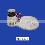 Breakfast Serving Plate With Milk Mug Set thumbnail-1