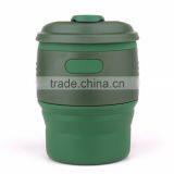 BPA Free FDA Approved Collapsible Silicone Coffee Cup thumbnail-6