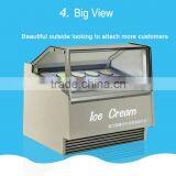 Vertical Italian Hard Ice Cream Gelato Display Freezer thumbnail-3