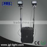 Multifunctional Commercial Remote Lighting Rechargeabl Portable Railway Spotlight With Black Case thumbnail-2
