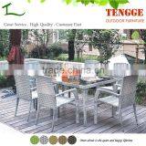 6 Chairs and 1 Table Specific Outdoor Use Dining Set thumbnail-1