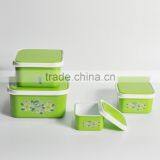 4 Pieces Food Grade pp Plastic Storage Container thumbnail-4