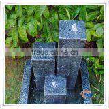 Imitate Stone Three Pillars Resin Outdoor Unitque Water Feature thumbnail-3