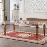 Stainless Steel Base Round Glass Party Ghost Dining Table thumbnail-2