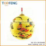 2016 Hot Design Glass Christmas Painting Ball/hanging Glass Ball/hanging Glass Ball thumbnail-3