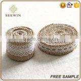 Burlap Table Runne of Wedding With Sewed Edge thumbnail-6