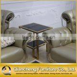 2016 Eurpean Style Brushed Golden Stainless Steel Side Table thumbnail-6