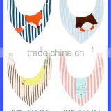 Adorable Newborn Toddler Baby Adjustable Cotton Bandana Bib thumbnail-6