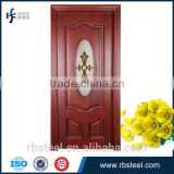 Customized solid wood interior door with glass