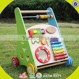 2017 New Design Wooden Baby Boy Walkers High Quality Wooden Baby Boy Walkers Best Sale Baby Boy Walkers W08J001 thumbnail-2