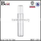 Cosmetic Fragrance Perfume Bottle Roll on 5ml 10ml 12ml Clear Stainless Steel Roller White Plastic pp Cover Bottle Perfume thumbnail-4