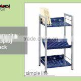 Home Furniture DIY 3-tier Modern Metal Bookcases Book Storage Shelf thumbnail-2