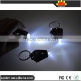 Mini Portable Rhombus Plastic Keychain White Light LED Keychain thumbnail-3