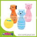 Hot Sale Kids Animal Shapes Sport Set Plastic Mini Bowling Toy thumbnail-1