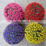4 Colors Plastic Artificial Flower Ball Rose Ball thumbnail-1