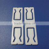 High Quality Square PS White Plastic Shirt Clip Wholesale