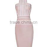 2015 Wholesale Sexy Women Bandage Dress Cropped Outfit One Piece Bodycon High Quality Dress H1243 thumbnail-1