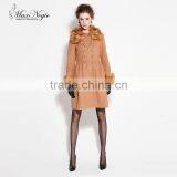 Wholesale Clothing Company in Guangzhou Fashion Formal High End Long Elegant Coats 2016