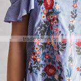 MAXINEGIO Women Emboridery Blouse Top thumbnail-3