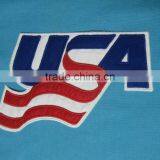 Machine Usa Embroidery Badges Design