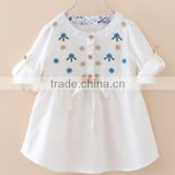 2016 wholesale baby dress cotton dress for girls 1-6 years old baby girl dress