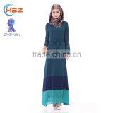 Zakiyyah 40655 New Design Dubai Abayas Online for Party Wear Wholesale Muslim Long Sleeve Maxi Dress thumbnail-3