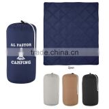 Deluxe Roll-Up Blanket - measures 50" x 60", made from 40D nylon ripstop, features a nylon pouch and comes with your logo