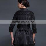 Fashion Style 2016 New Long Sleeve Autumn Lace Outwear Coat For Women thumbnail-6