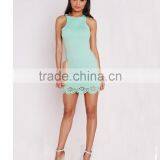 Fashion Laser Cut Scalloped Party Dresses Short Party Dress 2015 thumbnail-4