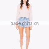 2016 New Arrival Long Sleeve Best Selling Cropped Top Hoodie Women Fashion Gym Hoodie thumbnail-5