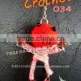 Handmade Crochet Key Chains Wholesale Key Rings thumbnail-1