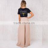 High Rise Split Wide Leg Pants for Women New Fashion Lady's Clothes thumbnail-4