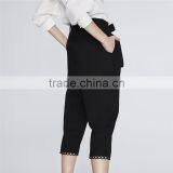 2017 Fashion Circle Hems 3 Quarter Length Ladies Casual Pants thumbnail-2