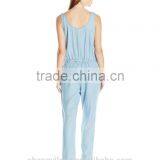 Women's Casual Sleeveless Tencel Dress Jumpsuit thumbnail-2
