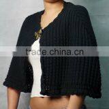 Ladies' Cape,ladies' Shrug,fashion Women's Sweater thumbnail-1