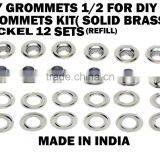 Solid Brass Grommets Kit for Leather thumbnail-3