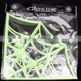 Halloween Glow in Dark Spider Web Luminous Party Decoration Spider Web thumbnail-2