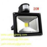 Motion Detector LED Floodlight, PIR Sensor LED Flood Light, 20W Outdoor Flood Lighting With Human Body Detector thumbnail-1